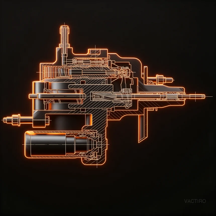 Hydro-boost cutaway